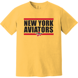 NY Aviators Heavyweight Ring Spun Tee