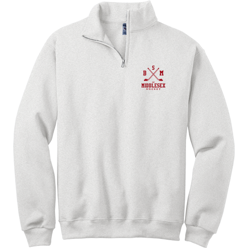 BSM Middlesex NuBlend 1/4-Zip Cadet Collar Sweatshirt