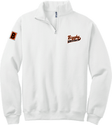 Biggby Coffee AAA NuBlend 1/4-Zip Cadet Collar Sweatshirt