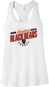 Maryland Black Bears Womens Jersey Racerback Tank