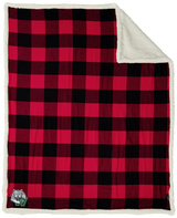 Woodbridge Wolfpack Flannel Sherpa Blanket