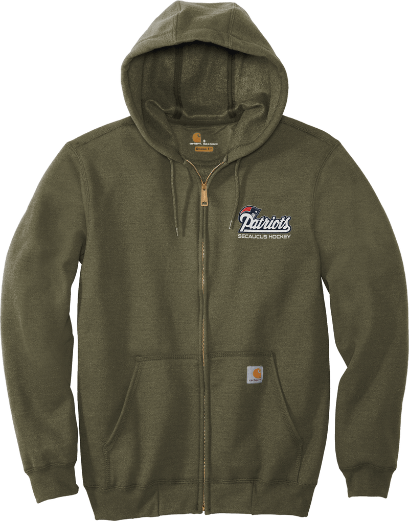 Secaucus Patriots Carhartt Midweight Hooded Zip-Front Sweatshirt