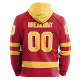 Dupage Black Bears Youth Sublimated Retro Hoodie