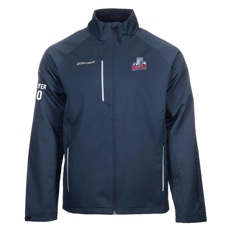 Bauer S24 Adult Lightweight Warm Up Jacket - Hartford Jr. Wolfpack