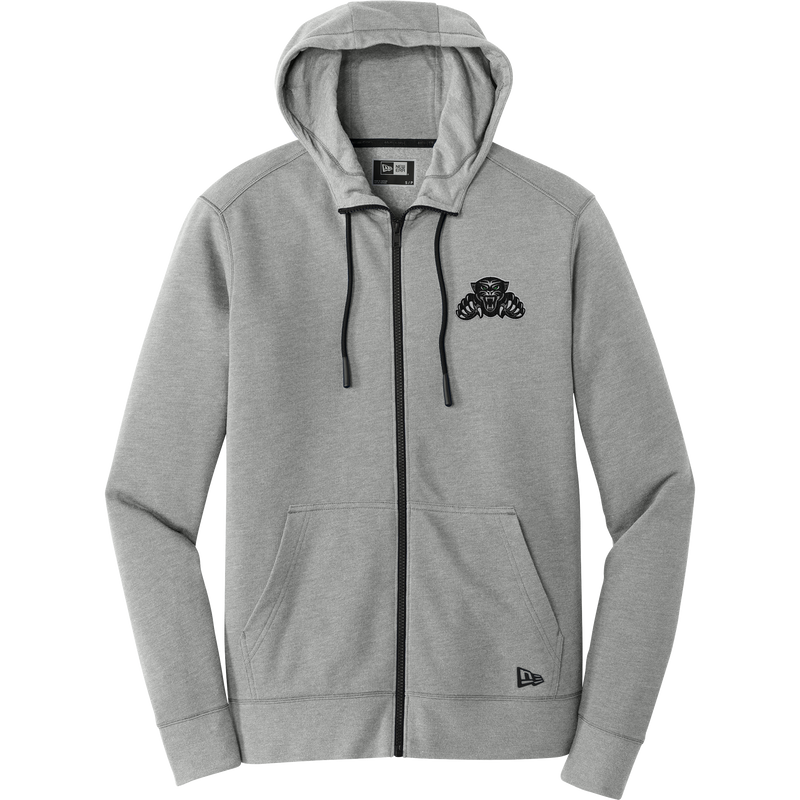 Igloo Jaguars New Era Tri-Blend Fleece Full-Zip Hoodie