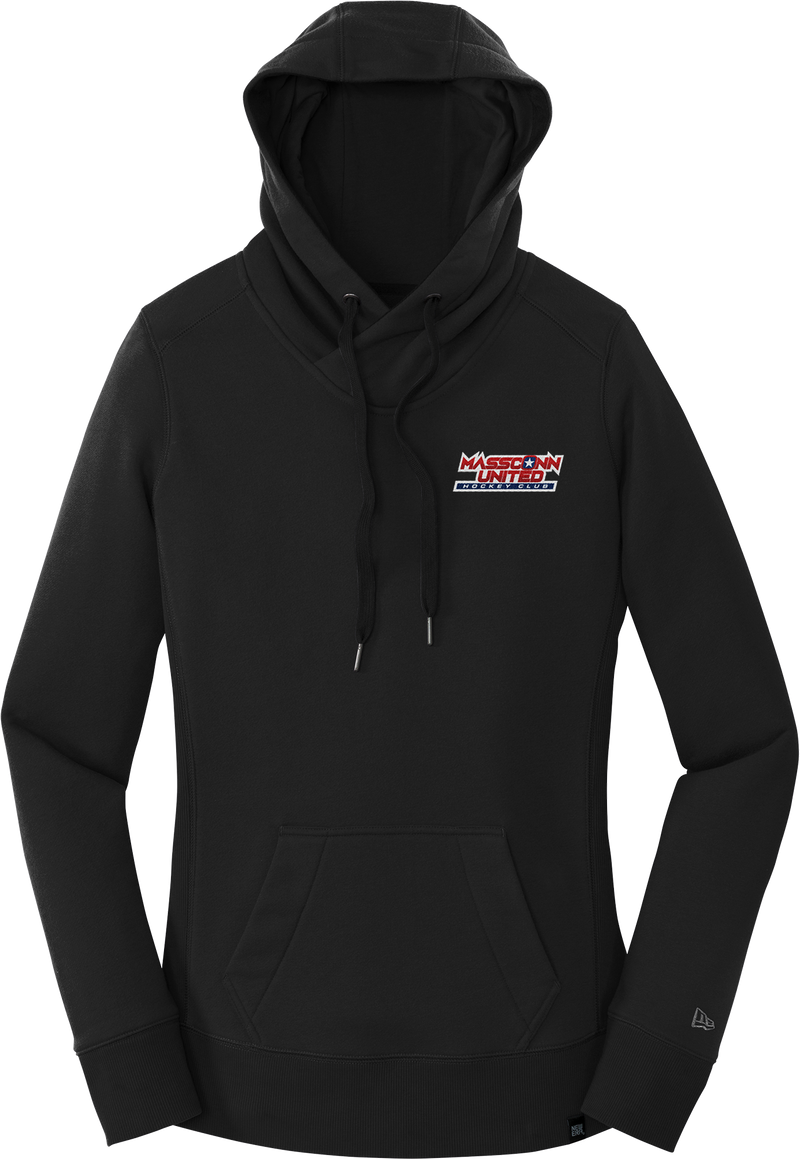 Mass Conn United New Era Ladies French Terry Pullover Hoodie