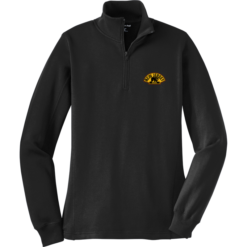 NJ Bears Ladies 1/4-Zip Sweatshirt