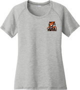 Princeton Tiger Lilies Ladies PosiCharge Tri-Blend Wicking Scoop Neck Raglan Tee