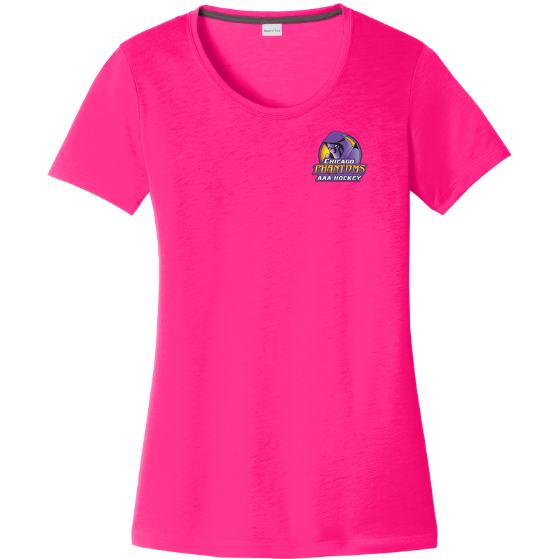 Chicago Phantoms Ladies PosiCharge Competitor Cotton Touch Scoop Neck Tee