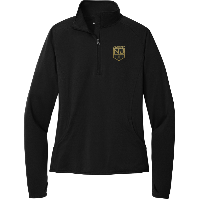 NJ Raiders Ladies Sport-Wick Stretch 1/4-Zip Pullover