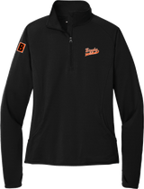 Biggby Coffee AAA Ladies Sport-Wick Stretch 1/4-Zip Pullover