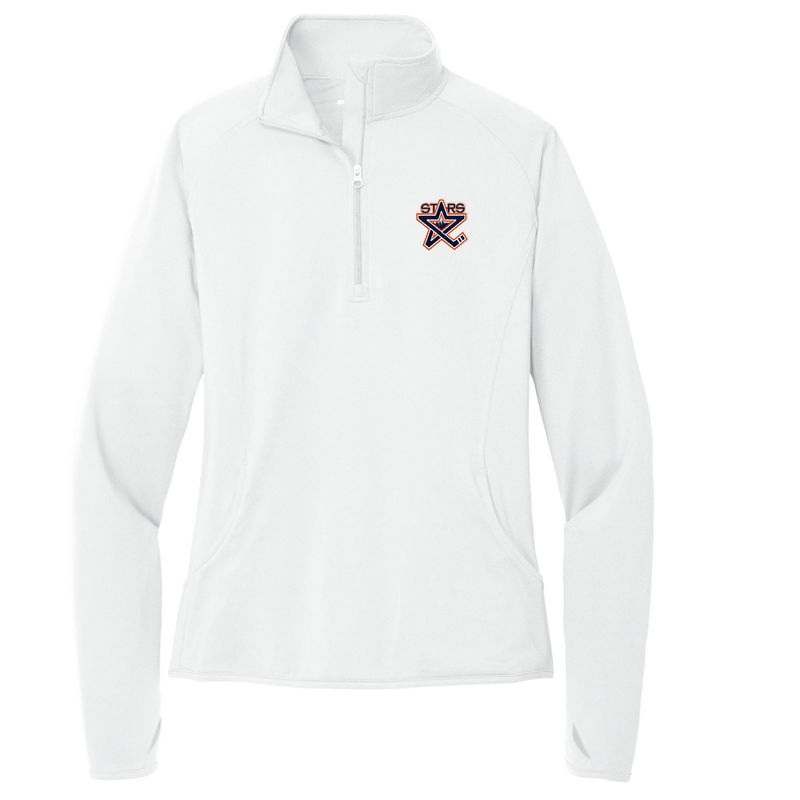 NY Stars Ladies Sport-Wick Stretch 1/4-Zip Pullover