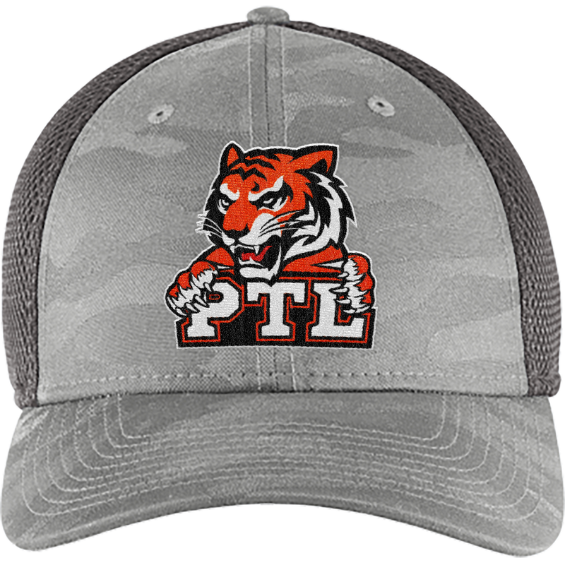 Princeton Tiger Lilies New Era Tonal Camo Stretch Tech Mesh Cap