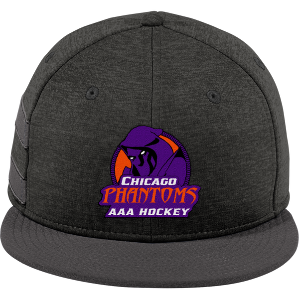 Chicago Phantoms New Era Shadow Heather Striped Flat Bill Snapback Cap