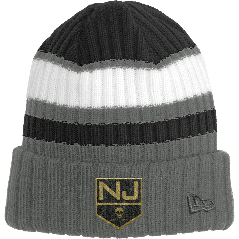 NJ Raiders New Era Ribbed Tailgate Beanie