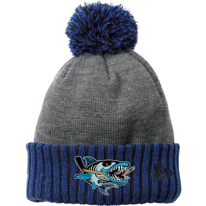 Boca Barracudas New Era Colorblock Cuffed Beanie