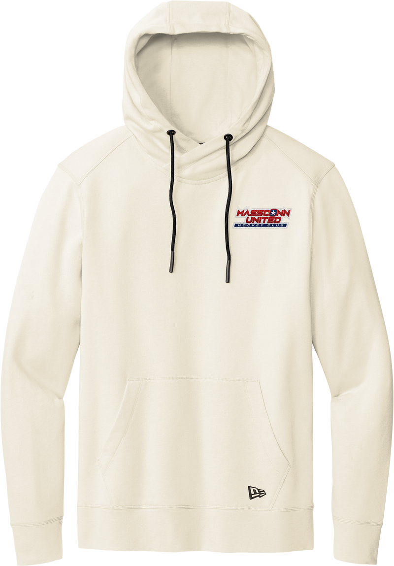 Mass Conn United New Era Tri-Blend Fleece Pullover Hoodie