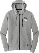 North Jersey Kings New Era Tri-Blend Fleece Full-Zip Hoodie