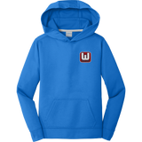 CT Whalers Tier 1 Youth Performance Fleece Pullover Hooded Sweatshirt