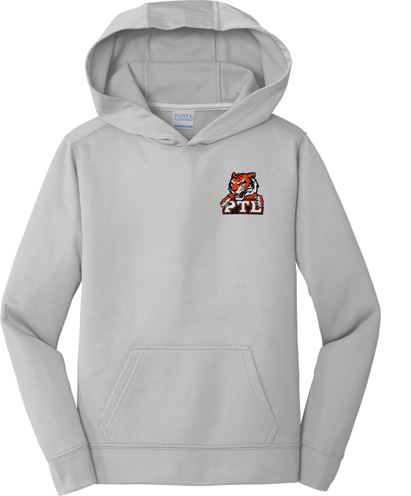 Princeton Tiger Lilies Youth Performance Fleece Pullover Hooded Sweatshirt