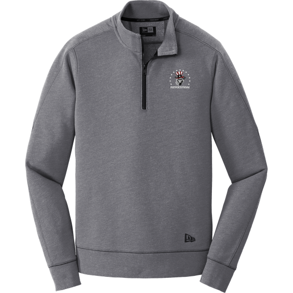 Phila Revolution New Era Tri-Blend Fleece 1/4-Zip Pullover