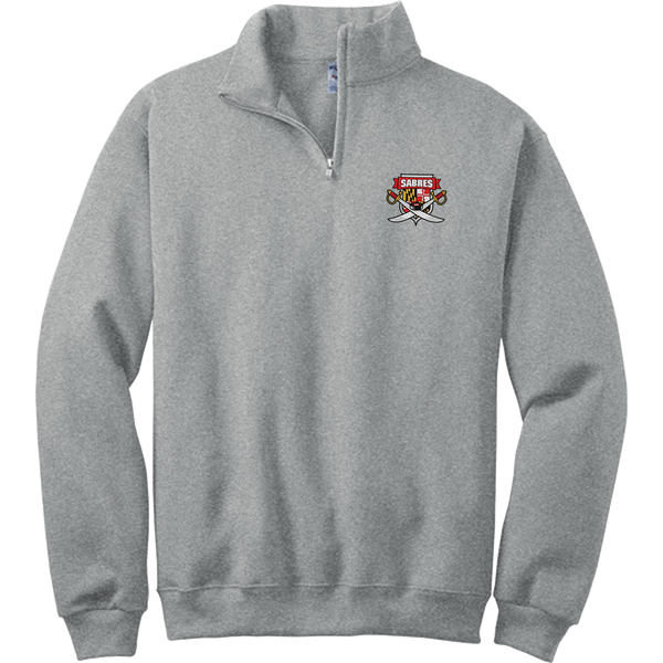 SOMD Sabres NuBlend 1/4-Zip Cadet Collar Sweatshirt