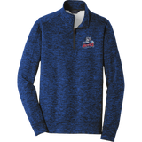 CT Wolfpack South PosiCharge Electric Heather Fleece 1/4-Zip Pullover