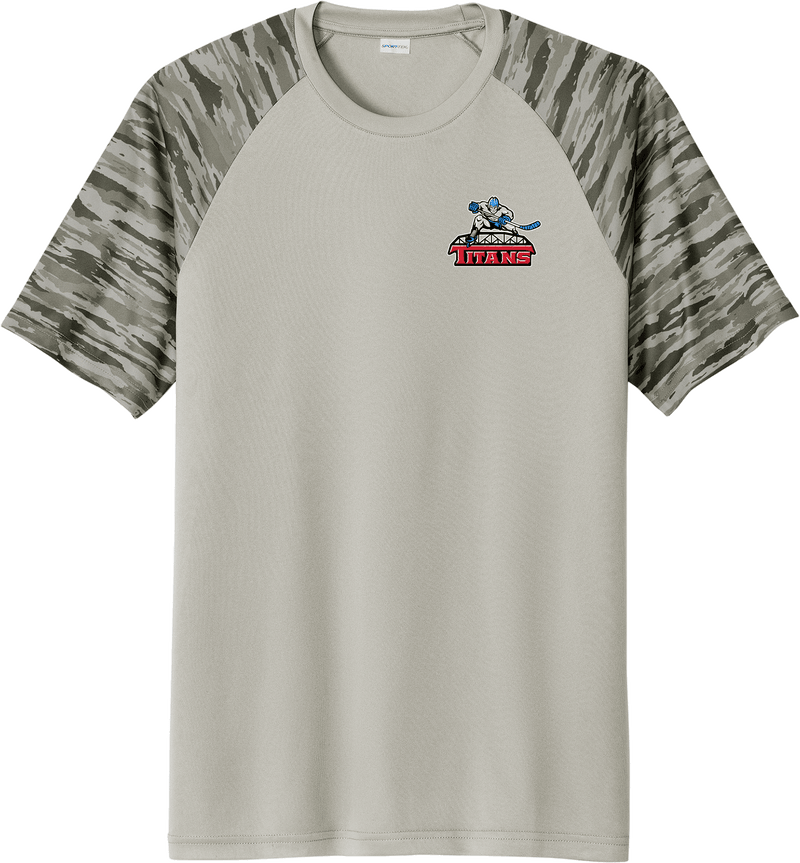 NJ Titans Drift Camo Colorblock Tee