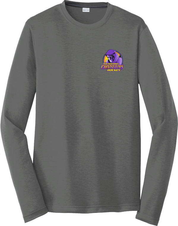 Youngstown Phantoms Long Sleeve PosiCharge Competitor Cotton Touch Tee