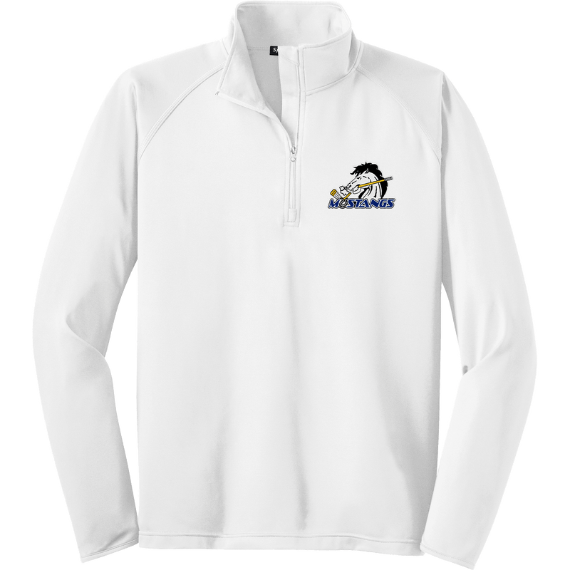 Mid-State Mustangs Sport-Wick Stretch 1/4-Zip Pullover