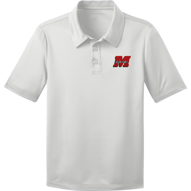 Team Maryland Youth Silk Touch Performance Polo