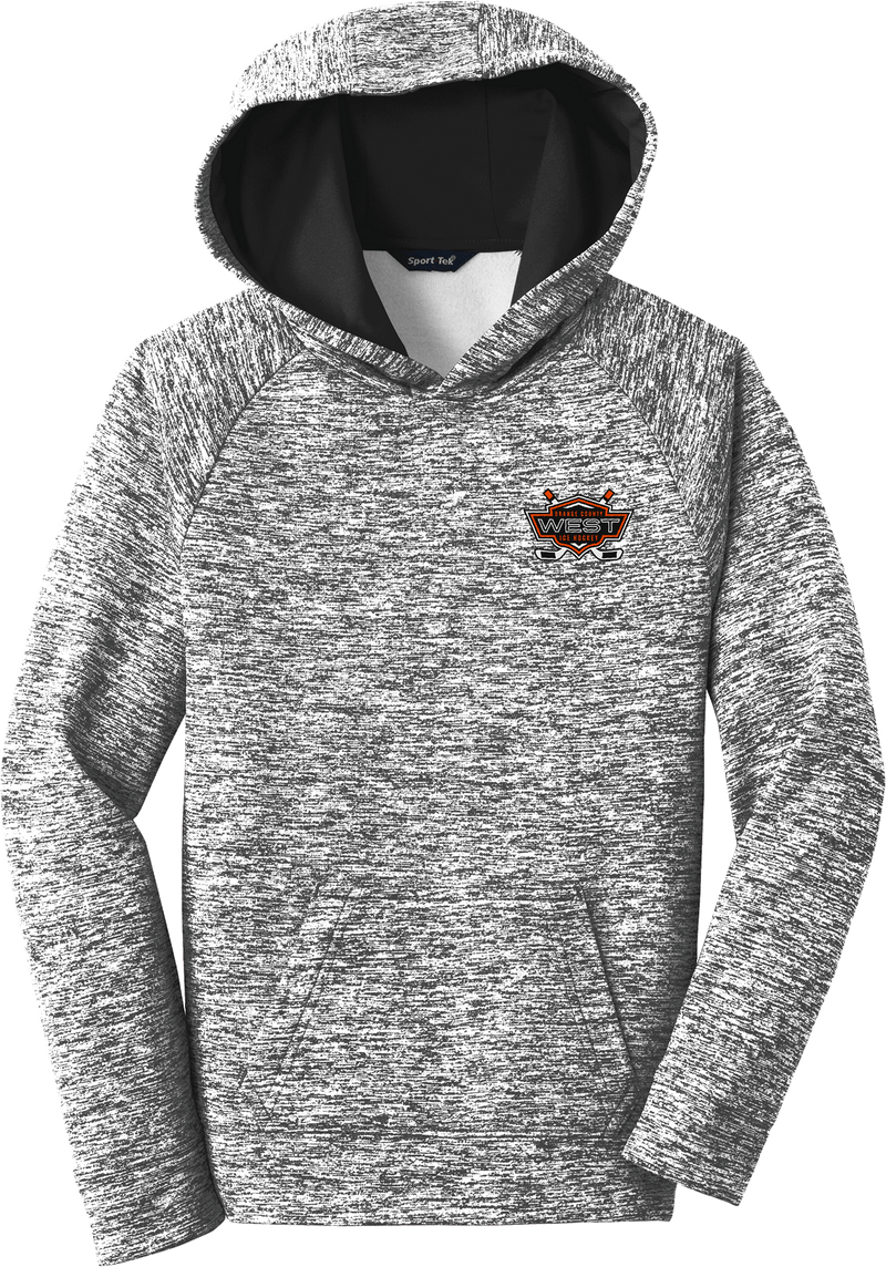 Orange County West Youth PosiCharge Electric Heather Fleece Hooded Pullover