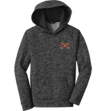 PYH Youth PosiCharge Electric Heather Fleece Hooded Pullover