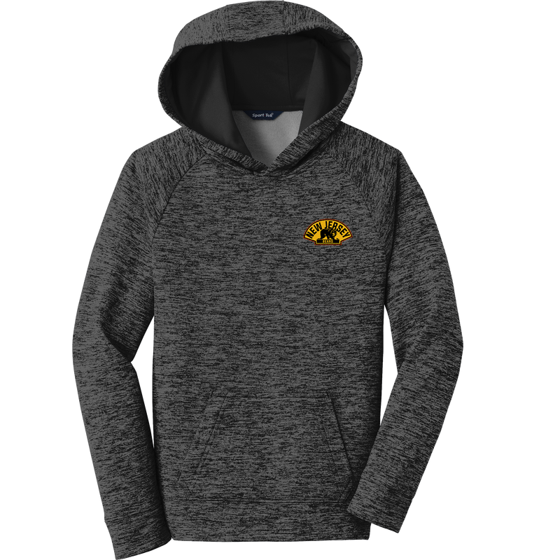 NJ Bears Youth PosiCharge Electric Heather Fleece Hooded Pullover