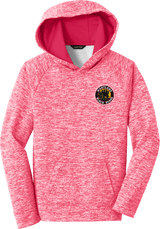 Maryland Black Bears Youth PosiCharge Electric Heather Fleece Hooded Pullover