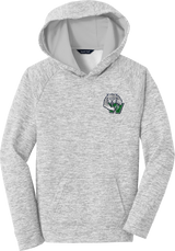 Woodbridge Wolfpack Youth PosiCharge Electric Heather Fleece Hooded Pullover